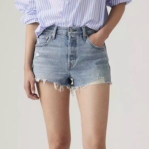 Levi’s 501 Denim Shorts 26 NWT